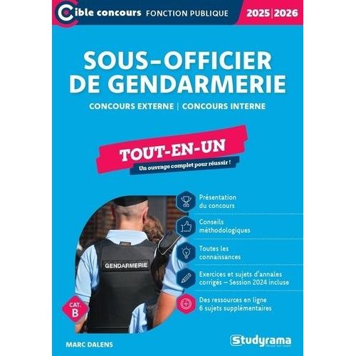 Sous-Officier De Gendarmerie Concours Externe, Concours Interne - Tout-En-Un