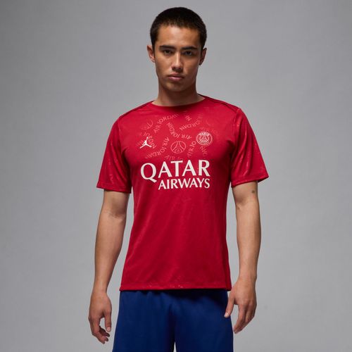 Haut De Foot D'avant-Match À Manches Courtes Jordan Dri-Fit Paris Saint-Germain Academy Pro 4e Tenue Pour Homme - Rouge - S