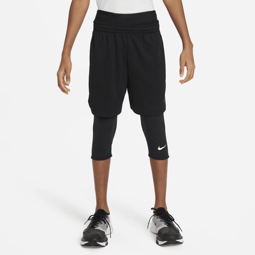 Legging 3/4 Dri-Fit Nike Pro Pour Ado (Garçon) - Noir - S