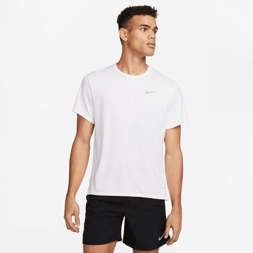 Haut De Running À Manches Courtes Dri-Fit Uv Nike Miler Pour Homme - Blanc - S