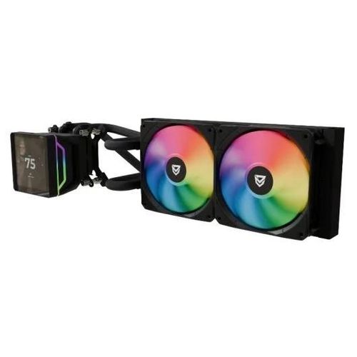 Nfortec Sedna 360 ARGB Kit Refrigeración Líquida con Pantalla LCD 4'' Personalizable Negro