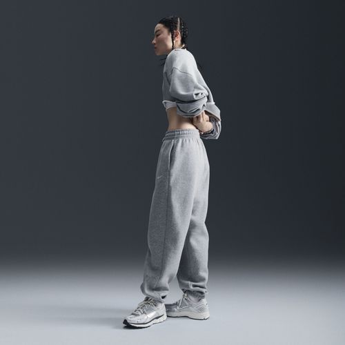 Pantalon De Survêtement Oversize À Taille Haute Nike Sportswear Phoenix Fleece Pour Femme - Gris - S (Fr 38-40)