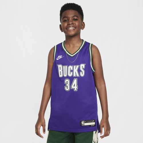 Maillot Nike Dri-Fit Nba Swingman Giannis Antetokounmpo Milwaukee Bucks Pour Enfant Plus Âgé - Pourpre - S