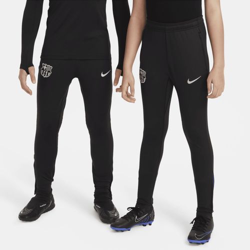 Pantalon De Foot En Maille Nike Dri-Fit Fc Barcelona Strike Pour Ado - Noir - M
