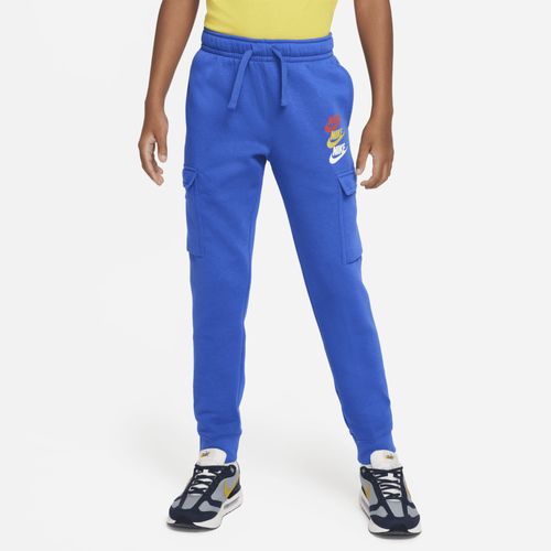 Pantalon Cargo En Tissu Fleece Nike Sportswear Standard Issue Pour Garçon Plus Âgé - Bleu - M