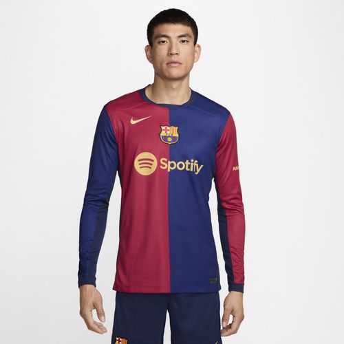 Maillot De Foot À Manches Longues Replica Nike Dri-Fit Fc Barcelona 2024/25 Stadium Domicile Pour Homme - Bleu - 3xl