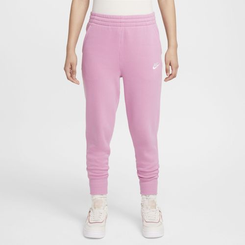 Pantalon Taille Haute Ajusté Nike Sportswear Club Fleece Pour Ado (Fille) - Rose - M