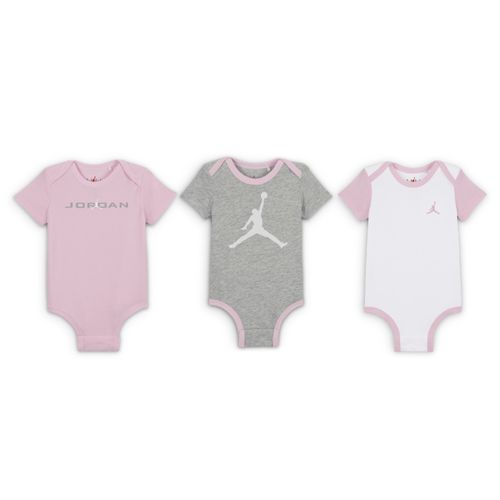 Lot De Trois Bodys Jordan Brooklyn Essentials Pour Bébé (0-9 Mois) - Rose - 6-9m