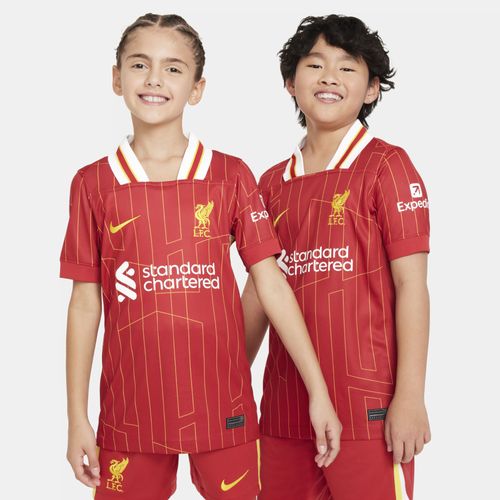 Maillot De Foot Replica Nike Dri-Fit Liverpool Fc 2024/25 Stadium Domicile Pour Ado - Rouge - Xs