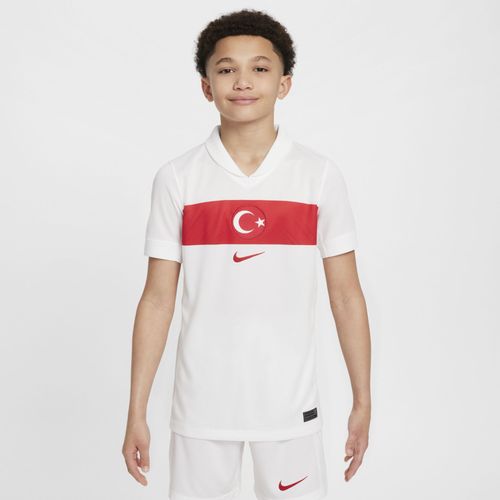 Maillot De Foot Replica Nike Dri-Fit Turquie 2024/25 Stadium Domicile Pour Ado - Blanc - Xs