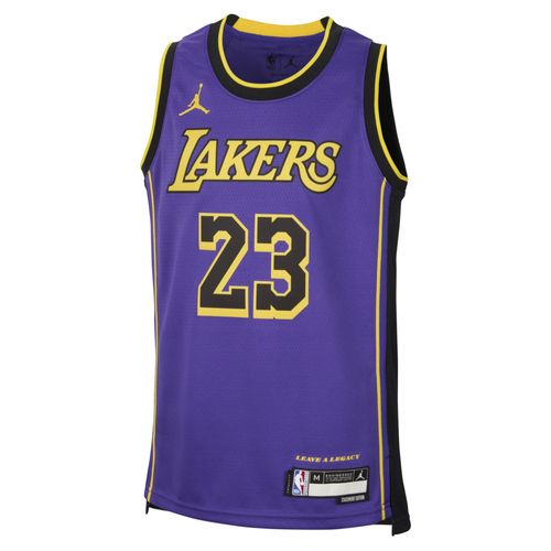 Maillot Jordan Dri-Fit Nba Swingman Lebron James Los Angeles Lakers Statement Edition Pour Ado (Garçon) - Pourpre - M