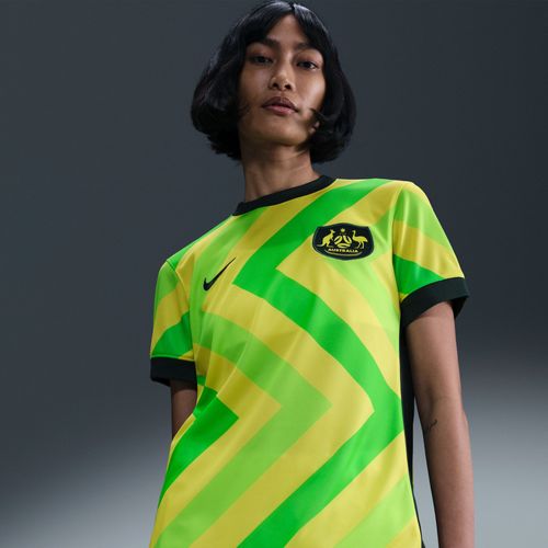 Maillot De Foot Replica Nike Dri-Fit Australie 2025/26 Stadium Domicile Pour Femme - Jaune - L (Fr 46-48)