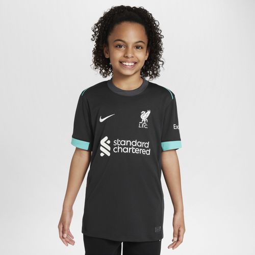 Maillot De Foot Replica Nike Dri-Fit Liverpool Fc 2024/25 Stadium Extérieur Pour Ado - Noir - S