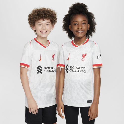 Maillot De Foot Replica Nike Dri-Fit Liverpool Fc 2024/25 Stadium 3e Tenue Pour Ado - Blanc - Xs