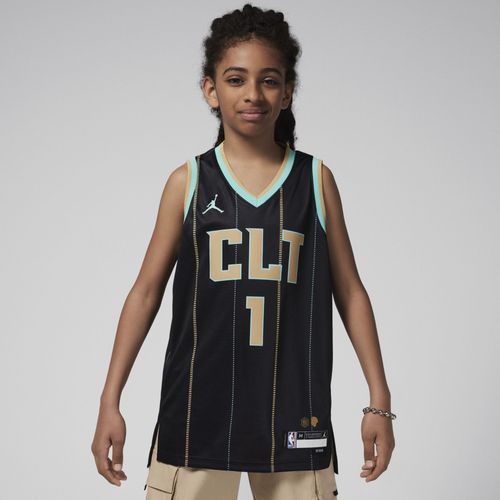 Maillot Jordan Dri-Fit Nba Swingman Lamelo Ball Charlotte Hornets 2022/23 City Edition Pour Ado (Garçon) - Noir - M