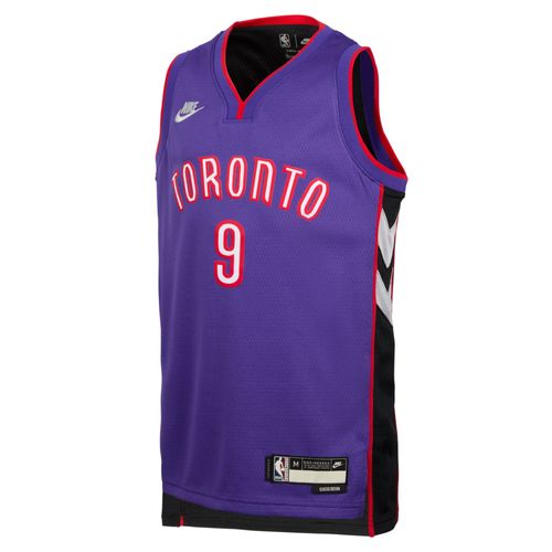 Maillot Nike Nba Swingman Rj Barrett Toronto Raptors 2024/25 Hardwood Classics Pour Ado - Pourpre - Xl