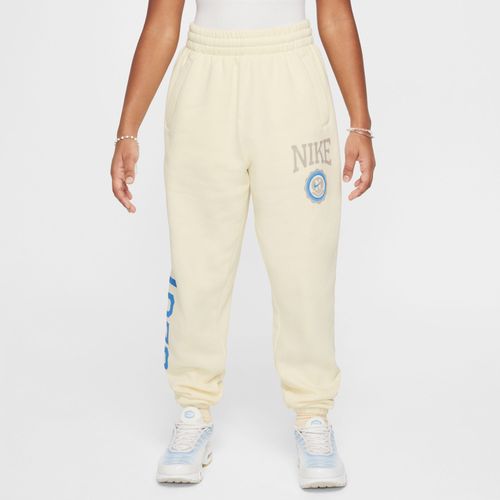 Pantalon Ample Nike Sportswear Club Fleece Pour Fille - Blanc - L