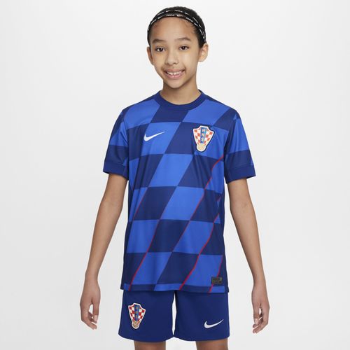 Maillot De Foot Replica Nike Dri-Fit Croatie 2024/25 Stadium Extérieur Pour Ado - Bleu - Xl