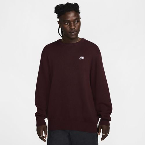 Pull À Col Ras-Du-Cou Nike Club Pour Homme - Rouge - Xs