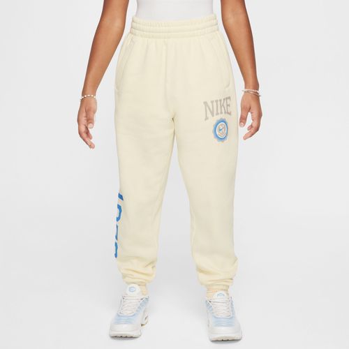 Pantalon Ample Nike Sportswear Club Fleece Pour Fille - Blanc - S