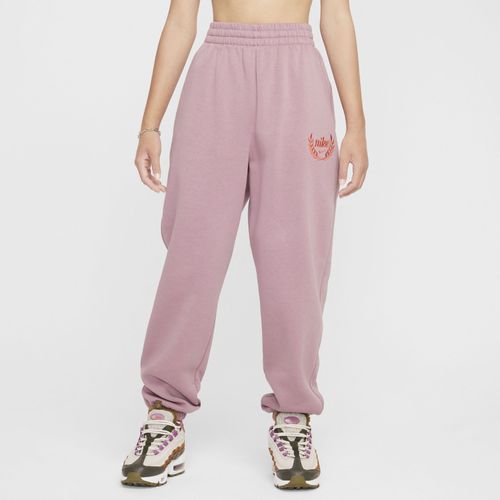 Pantalon Ample Nike Sportswear Club Fleece Pour Fille - Pourpre - L