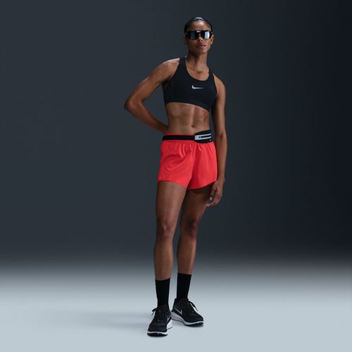 Short De Running 2-En-1 Taille Mi-Haute Dri-Fit Nike Swift Pour Femme - Rouge - Xl (Fr 50-52)