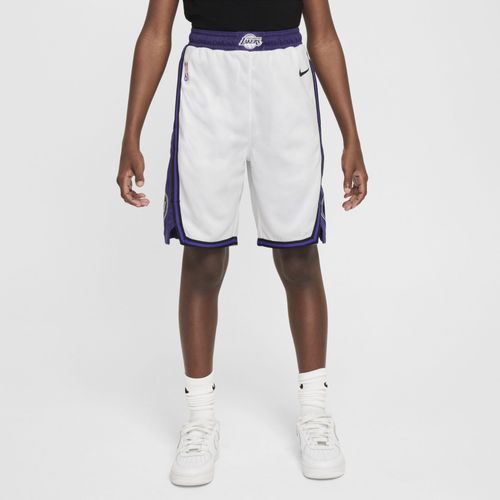Short Nike Dri-Fit Nba Swingman Los Angeles Lakers Pour Enfant Plus Âgé - Blanc - L