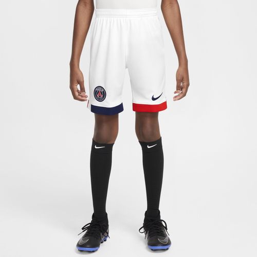 Short De Foot Replica Nike Dri-Fit Paris Saint-Germain 2024/25 Stadium Extérieur Pour Ado - Blanc - L