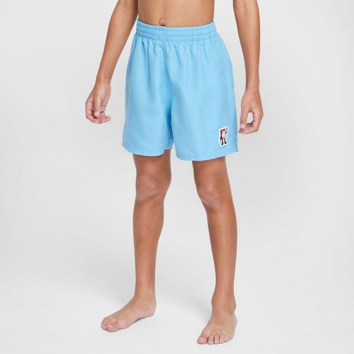 Short De Volley Avec Sous-Short Intégré 10 Cm Nike Swim Breaker Pour Ado (Garçon) - Bleu - Xs