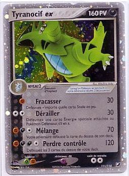 Tyranocif Ex 160pv 111 115 Cartes De Jeux Rakuten