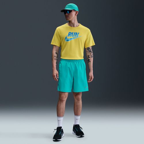 Short De Running Avec Sous-Short Intégré 18 Cm Dri-Fit Nike Challenger Pour Homme - Vert - Xl