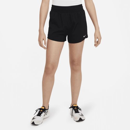 Short De Training Tissé Taille Haute Dri-Fit Nike One Pour Ado (Fille) - Noir - Xs