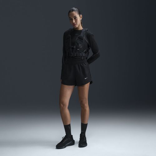 Short De Running Dri-Fit Taille Mi-Haute Avec Sous-Short Intégré Nike Tempo Pour Femme - Noir - S (Fr 38-40)