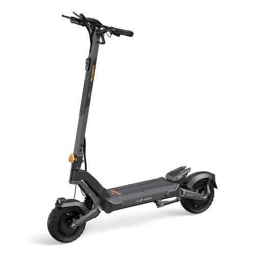 Ausom L2 Max Trottinette Électrique Moteur Double, Moteur 2x1000w, Batterie 48v 20,8ah, Pneus 3 X 10 Pouces,Vitesse Maximale 65km/H, Autonomie 90km,Support Airtag Dissimulé