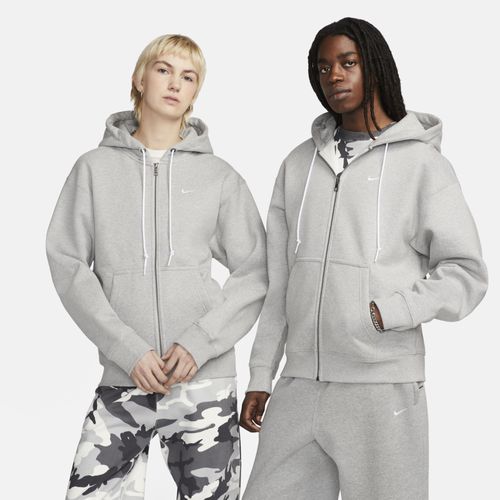 Sweat À Capuche À Zip Nike Solo Swoosh Pour Homme - Gris - Xxl