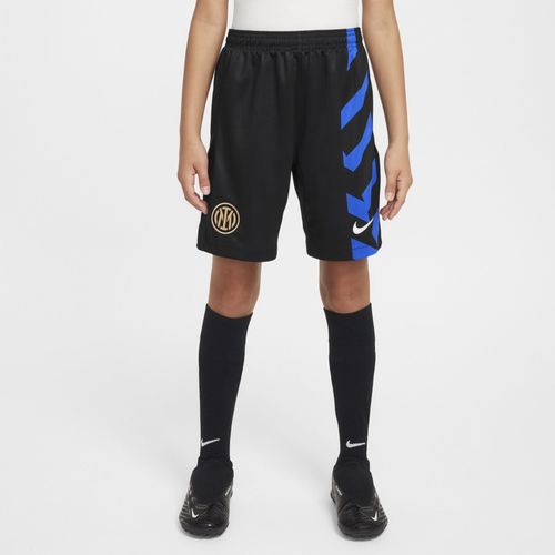 Short De Foot Replica Nike Dri-Fit Inter Milan 2024/25 Stadium Domicile Pour Ado - Noir - Xl