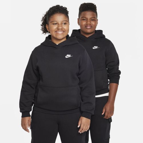 Sweat À Capuche Nike Sportswear Club Fleece Pour Ado (Taille Élargie) - Noir - L+