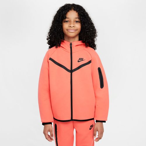 Sweat À Capuche Et Zip Nike Sportswear Tech Fleece Pour Fille - Orange - Xs