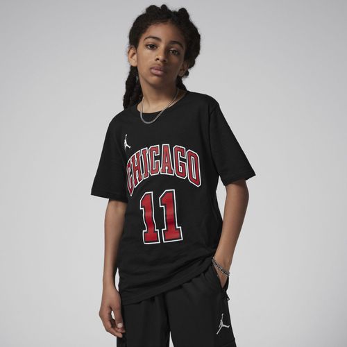 Tee-Shirt Jordan Nba Chicago Bulls Statement Edition Pour Enfant Plus Âgé - Noir - L