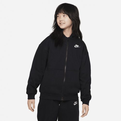 Sweat Oversize À Capuche Et Zip Nike Sportswear Club Fleece Pour Ado - Noir - Xs