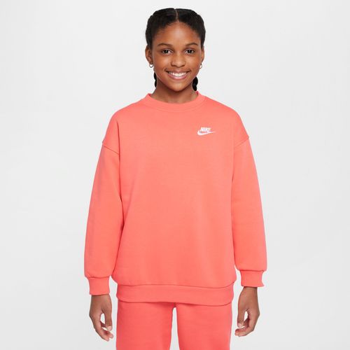 Sweat Oversize Nike Sportswear Club Fleece Pour Ado - Orange - Xs