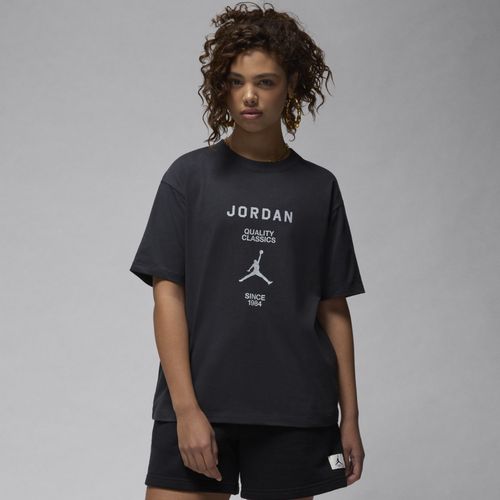 T-Shirt Girlfriend Jordan Pour Femme - Noir - Xs (Fr 34-36)
