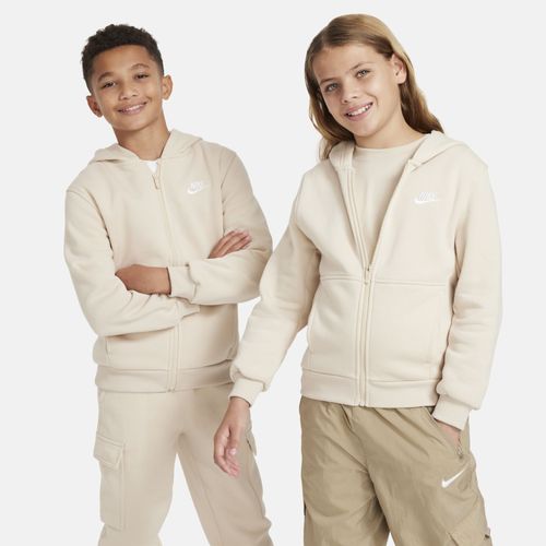 Sweat À Capuche Et Zip Nike Sportswear Club Fleece Pour Ado - Marron - Xs