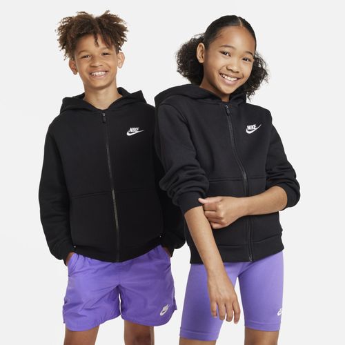 Sweat À Capuche Et Zip Nike Sportswear Club Fleece Pour Ado - Noir - S