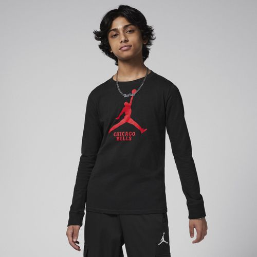 T-Shirt À Manches Longues Jordan Nba Chicago Bulls Essential Pour Ado (Garçon) - Noir - S