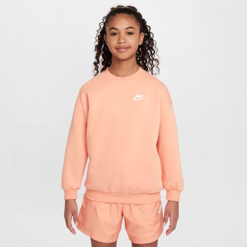 Sweat Oversize Nike Sportswear Club Fleece Pour Ado - Orange - Xs