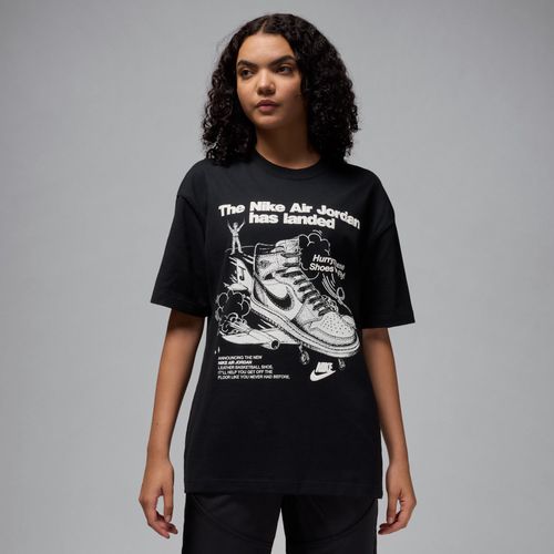 T-Shirt À Motif Oversize Jordan Pour Femme - Noir - M (Fr 42-44)