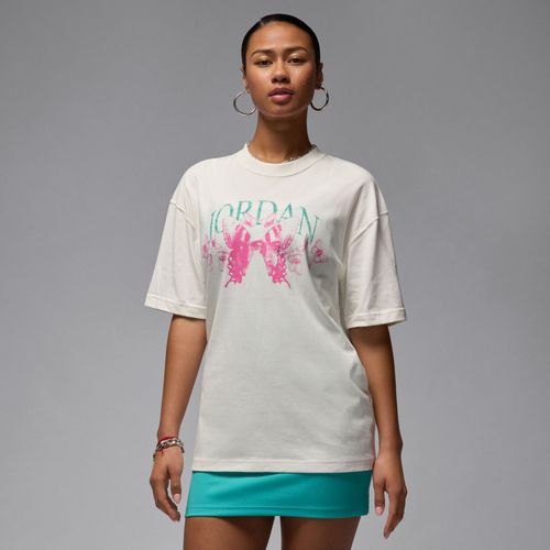 T-Shirt À Motif Oversize Jordan Pour Femme - Blanc - M (Fr 42-44)