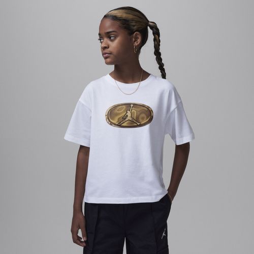 T-Shirt Jordan 1st Baby Blue Pour Ado - Blanc - M
