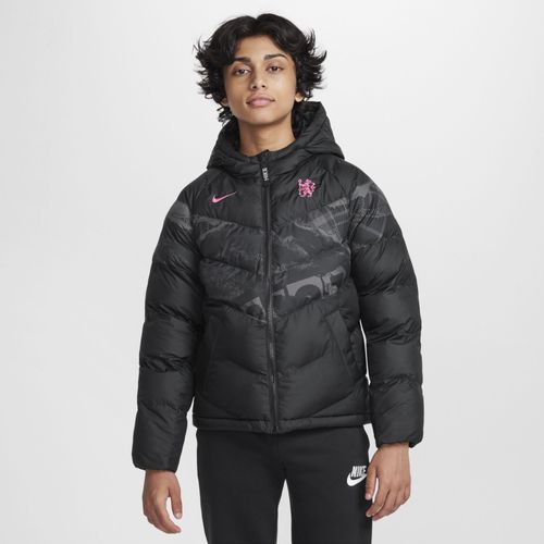 Veste À Capuche Et Garnissage Synthétique Nike Football Chelsea Fc 3e Tenue Pour Ado - Noir - L
